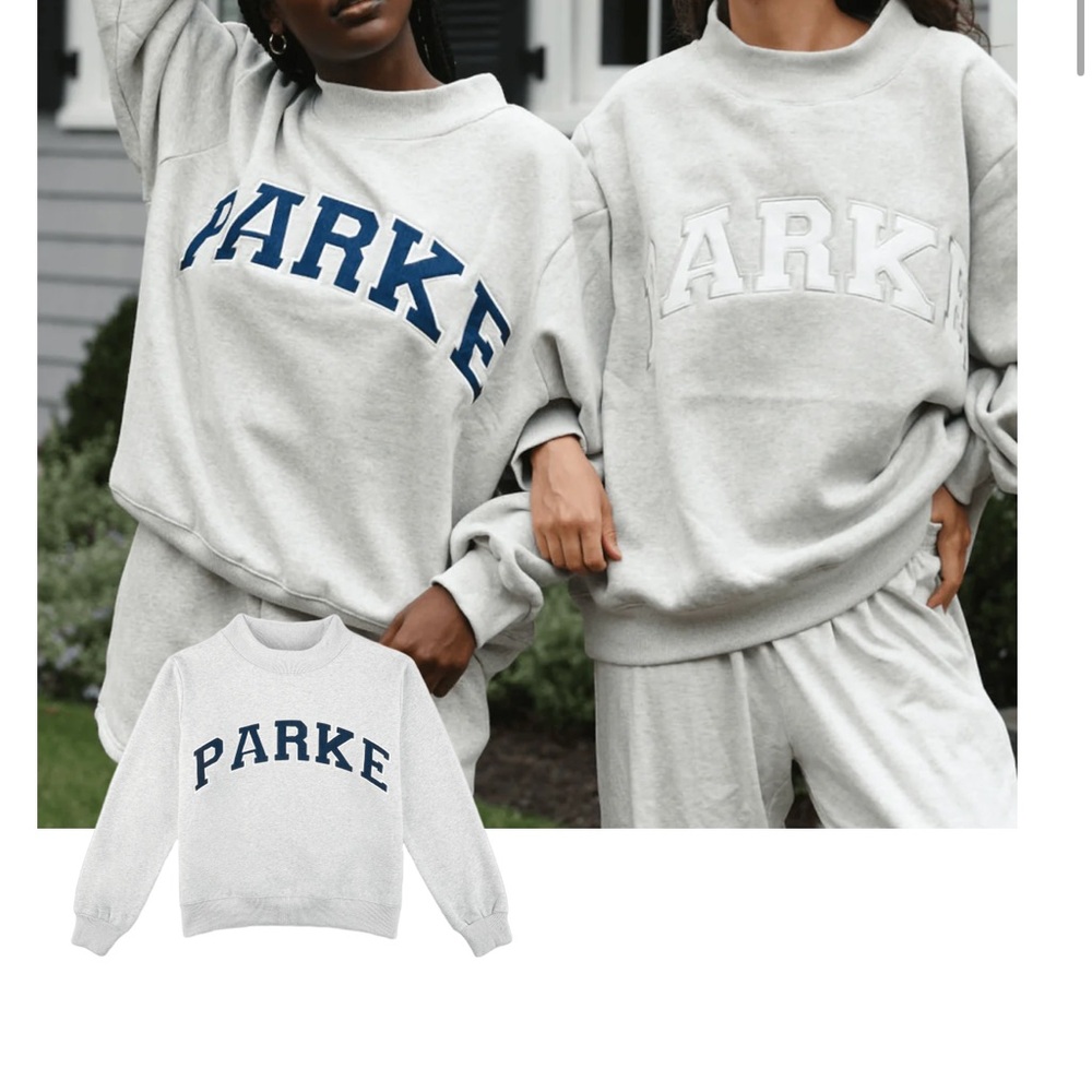 Parke Varsity Mock-neck sweatshirt